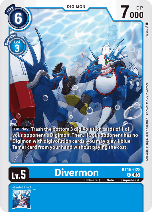 Divermon - Exceed Apocalypse - Common - BT15-028 C