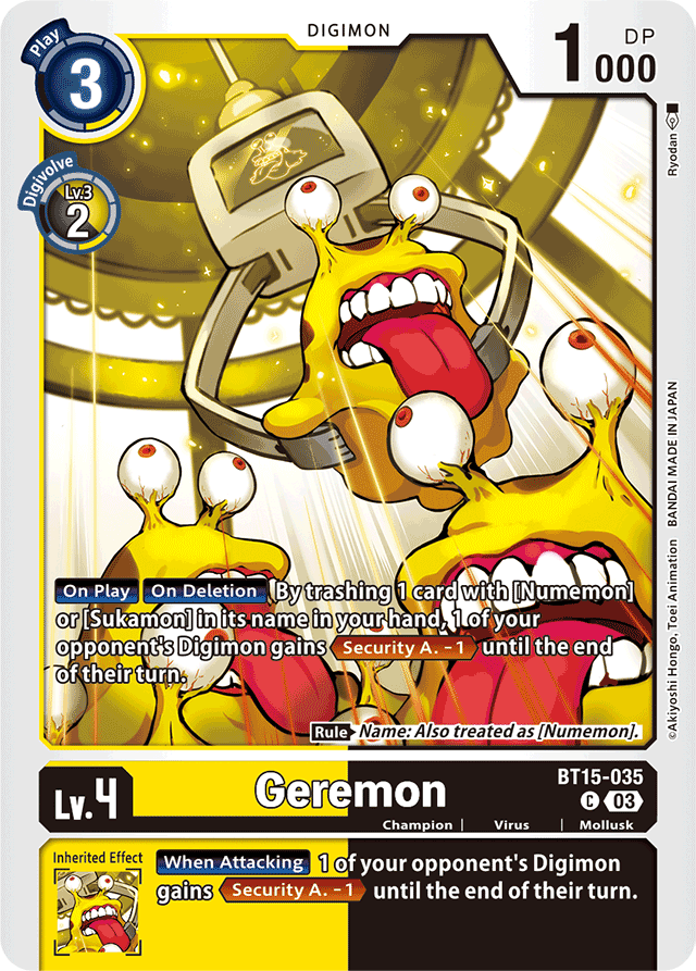 Geremon - Exceed Apocalypse - Common - BT15-035 C