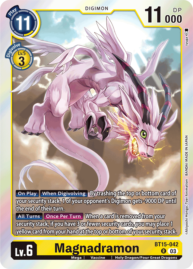 Magnadramon - Exceed Apocalypse - Rare - BT15-042 R