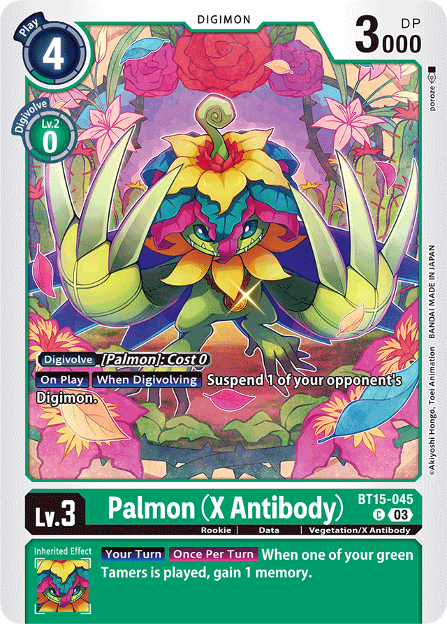 Palmon (X Antibody) - Exceed Apocalypse - Common - BT15-045 C