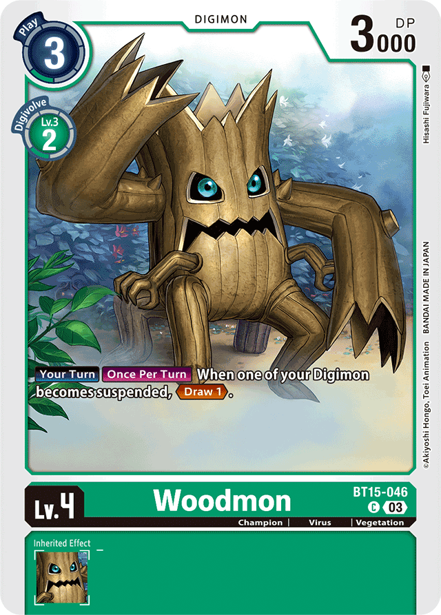 Woodmon - Exceed Apocalypse - Common - BT15-046 C