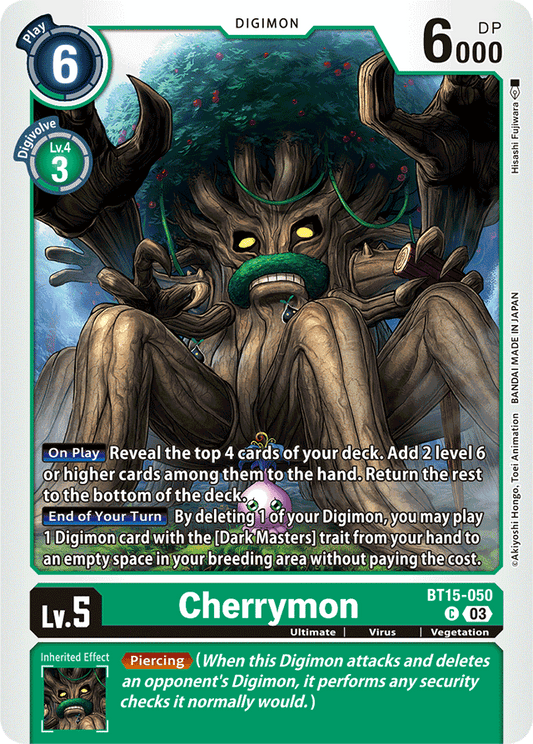 Cherrymon - Exceed Apocalypse - Common - BT15-050 C