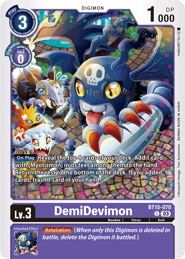DemiDevimon - Exceed Apocalypse - Common - BT15-070 C
