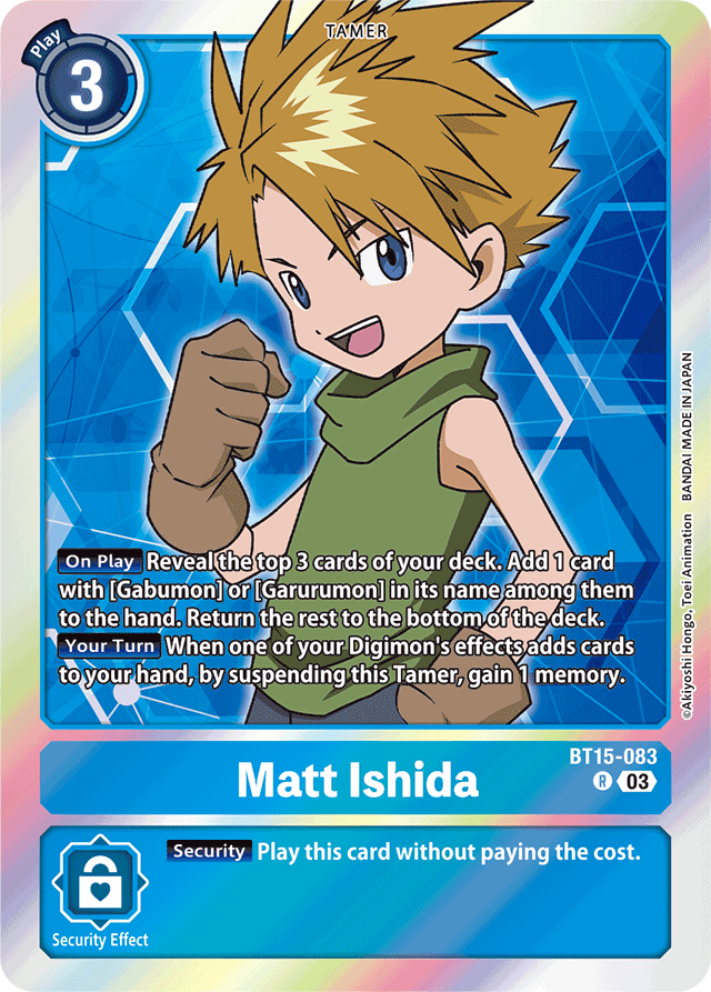 Matt Ishida - Exceed Apocalypse - Rare - BT15-083 R