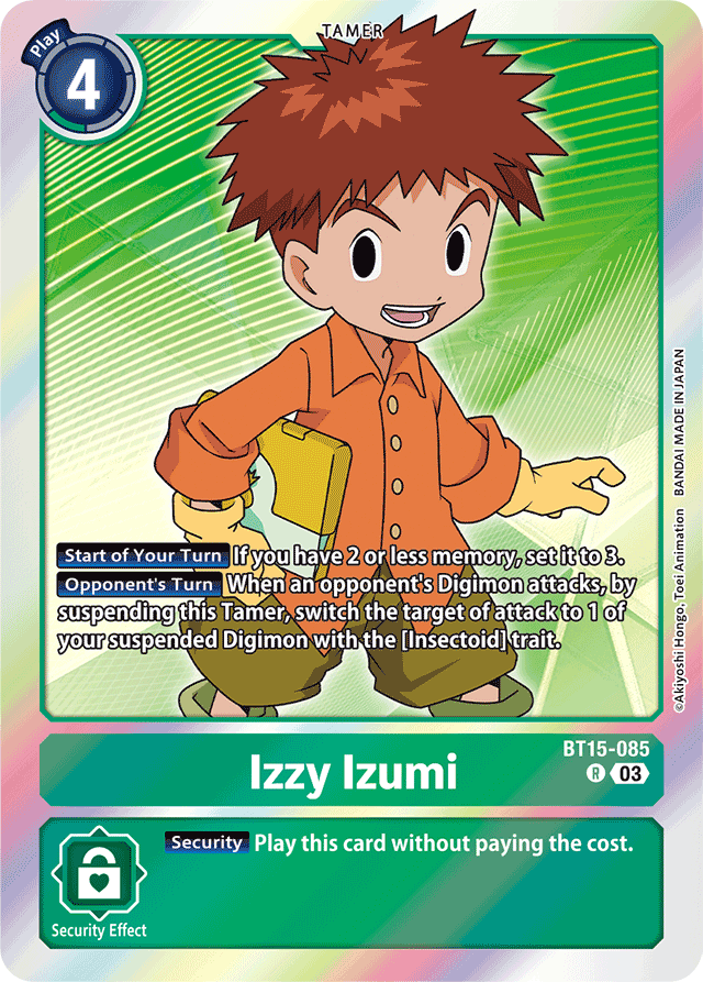 Izzy Izumi - Exceed Apocalypse - Rare - BT15-085 R