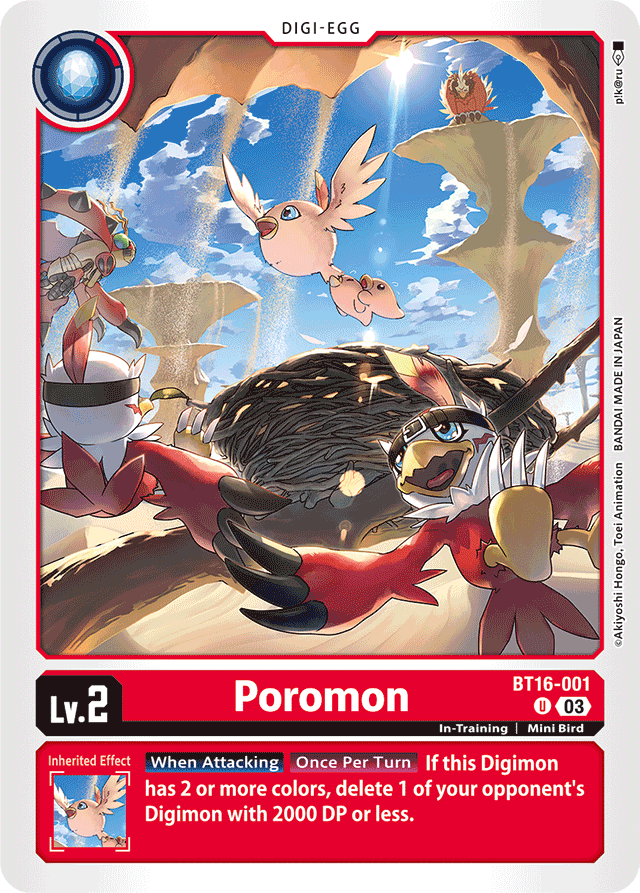 Poromon - Beginning Observer - Uncommon - BT16-001 U