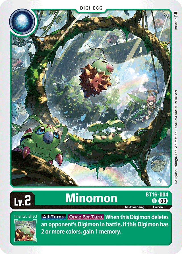 Minomon - Beginning Observer - Uncommon - BT16-004 U