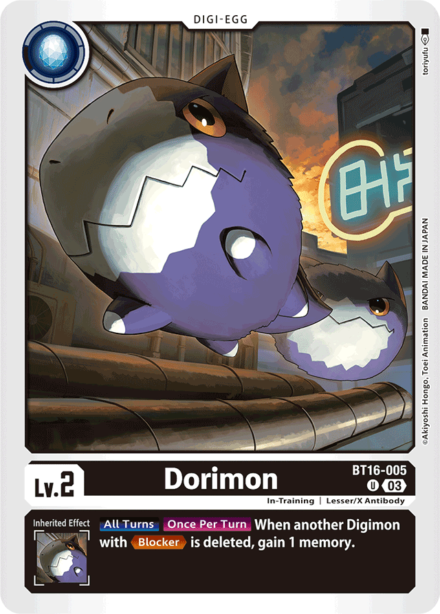 Dorimon - Beginning Observer - Uncommon - BT16-005 U