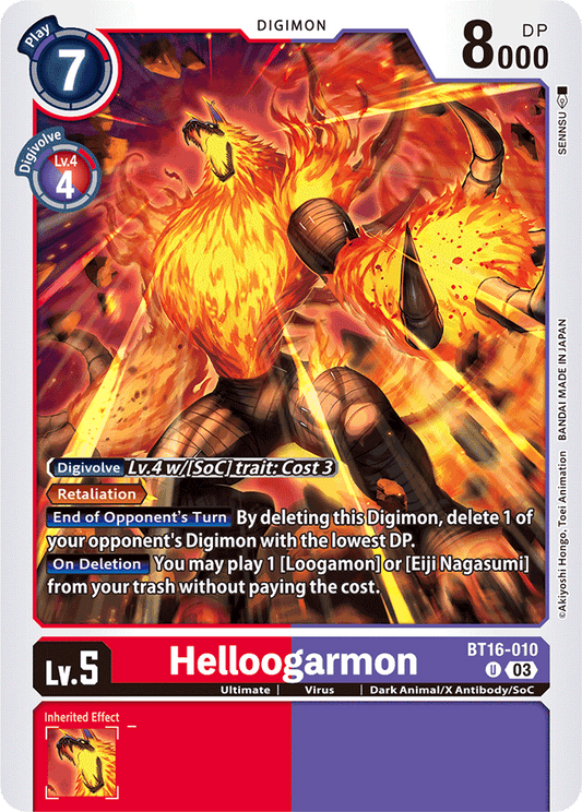 Helloogarmon - Beginning Observer - Uncommon - BT16-010 U