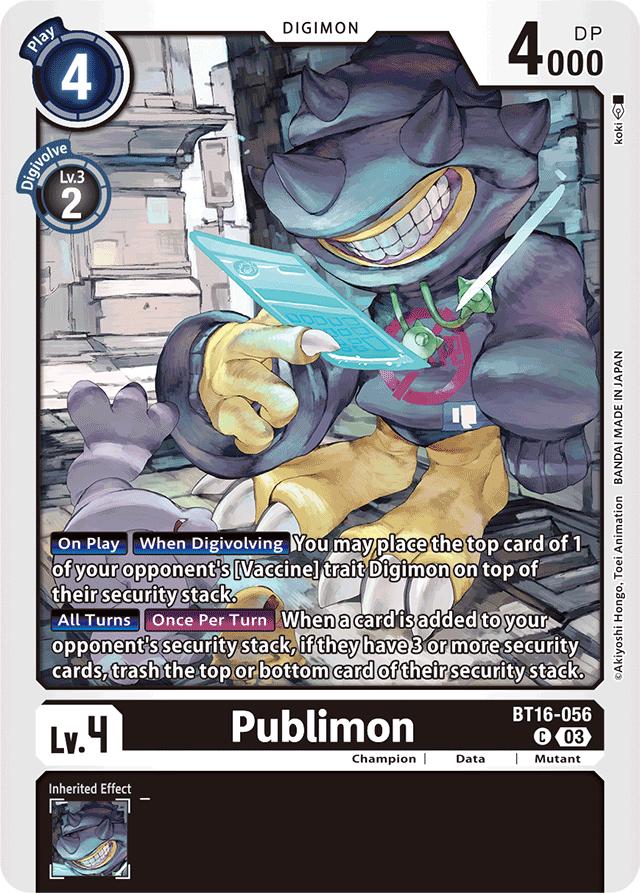 Publimon - Beginning Observer - Common - BT16-056 C