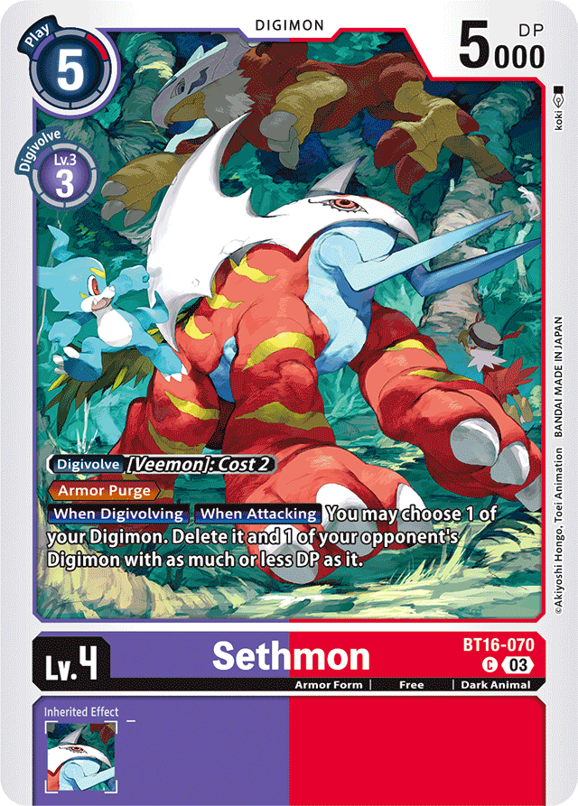 Sethmon - Beginning Observer - Common - BT16-070 C
