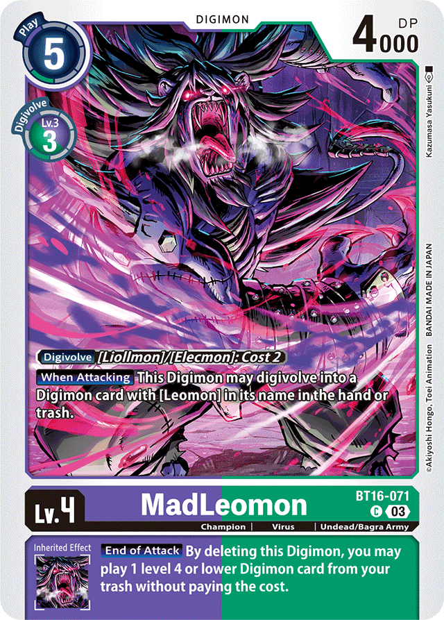 MadLeomon - Beginning Observer - Common - BT16-071 C