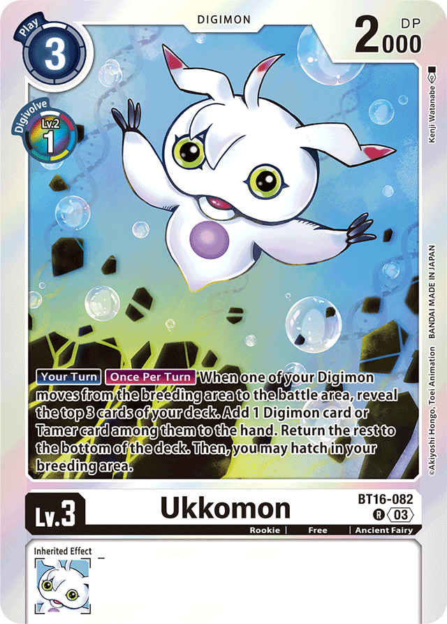 Ukkomon - Beginning Observer - Rare - BT16-082 R