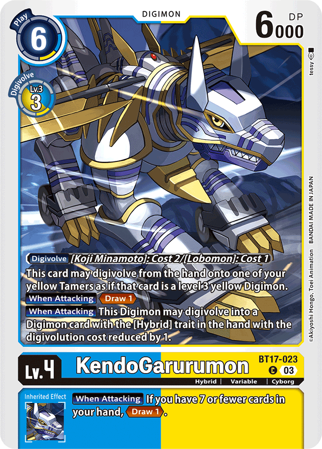 KendoGarurumon - Secret Crisis - Common - BT17-023 C