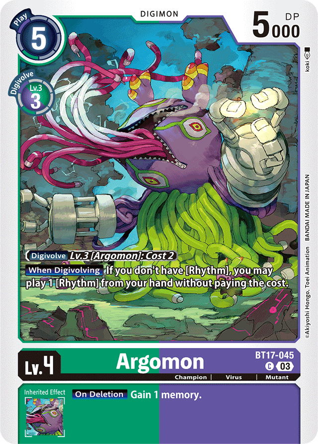 Argomon - BT17-045 - Secret Crisis - Common - BT17-045 C