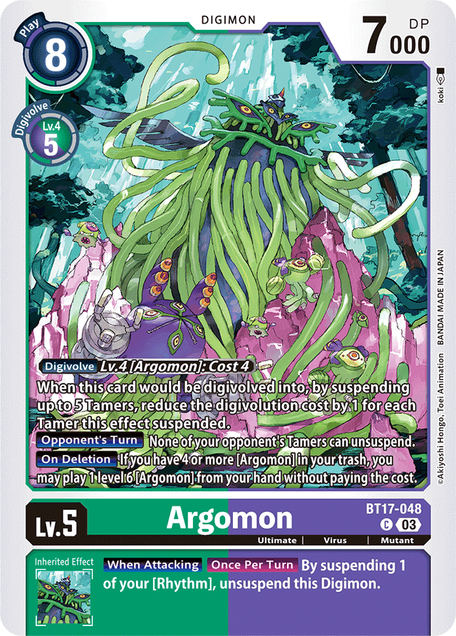 Argomon - BT17-048 - Secret Crisis - Common - BT17-048 C
