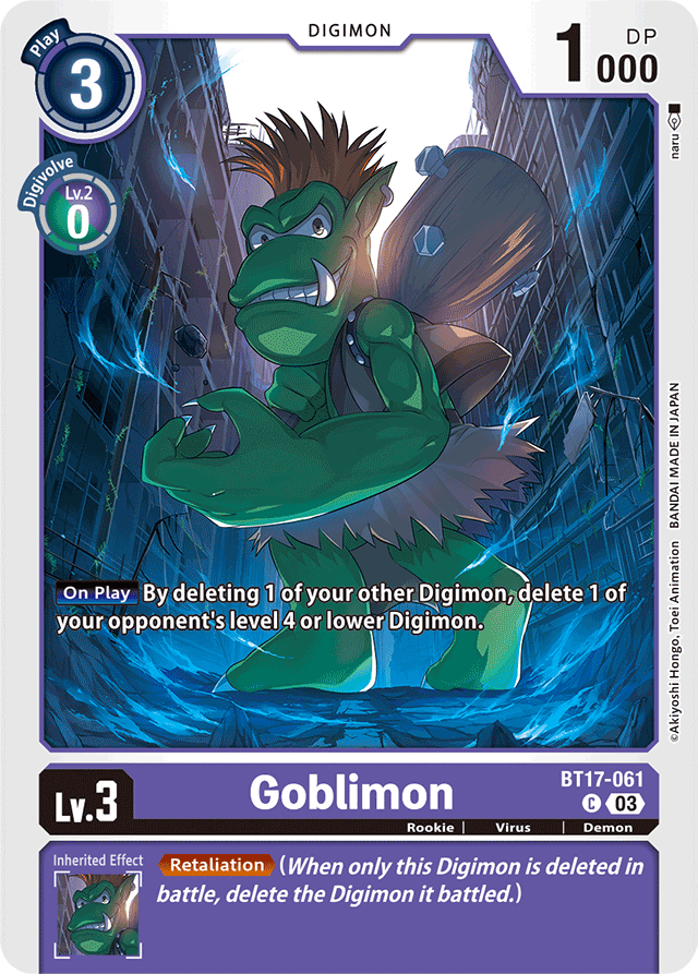 Goblimon - Secret Crisis - Common - BT17-061 C