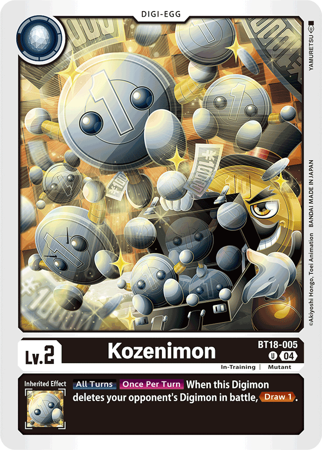 Kozenimon - Release Special Booster 2.0 - Uncommon - BT18-005 U