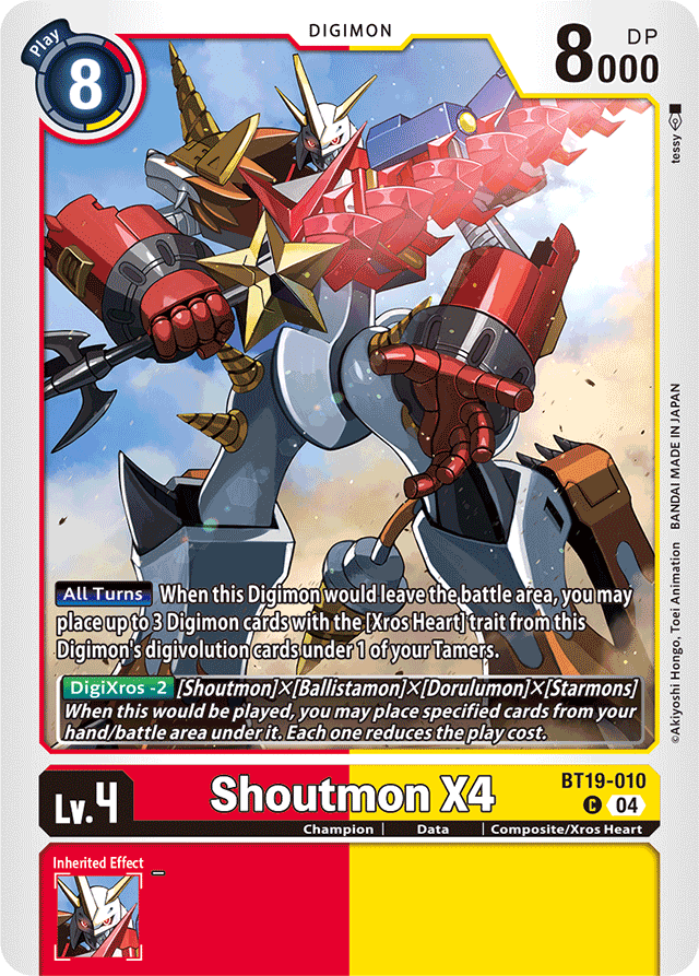 Shoutmon X4 - Release Special Booster 2.5 - Common - BT19-010 C
