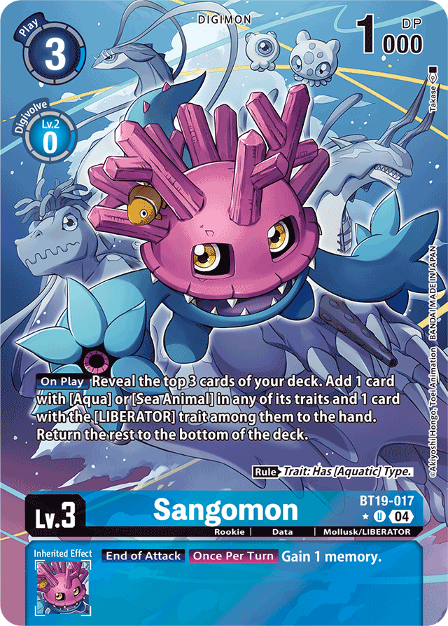 Sangomon (Alternate Art) - Release Special Booster 2.0 - Uncommon - BT19-017 U