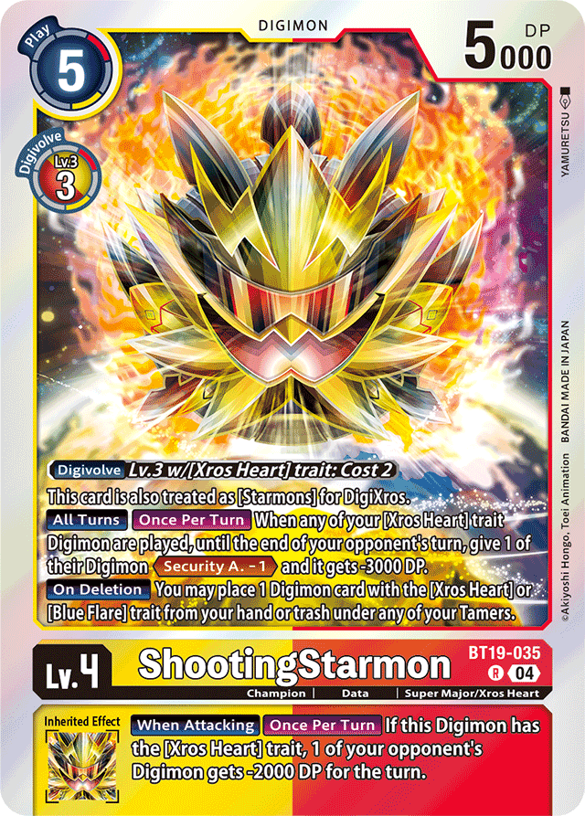 ShootingStarmon - Release Special Booster 2.5 - Rare - BT19-035 R