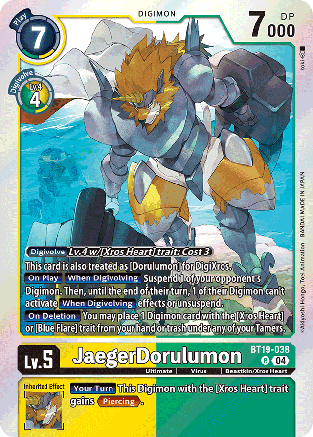JaegerDorulumon - Release Special Booster 2.5 - Rare - BT19-038 R