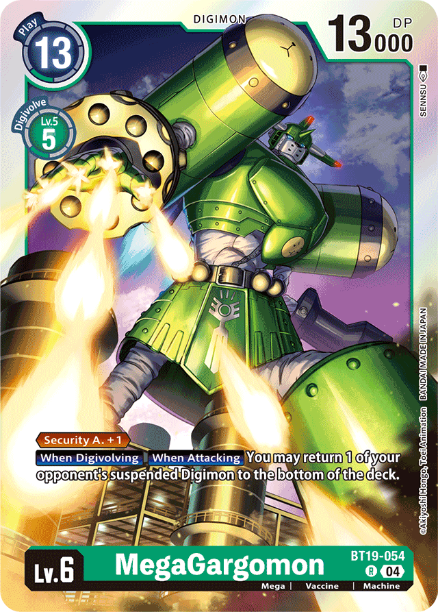 MegaGargomon - Release Special Booster 2.5 - Rare - BT19-054 R