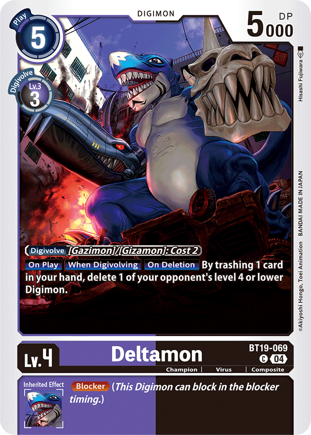Deltamon - BT19-069 - Release Special Booster 2.0 - Common - BT19-069 C