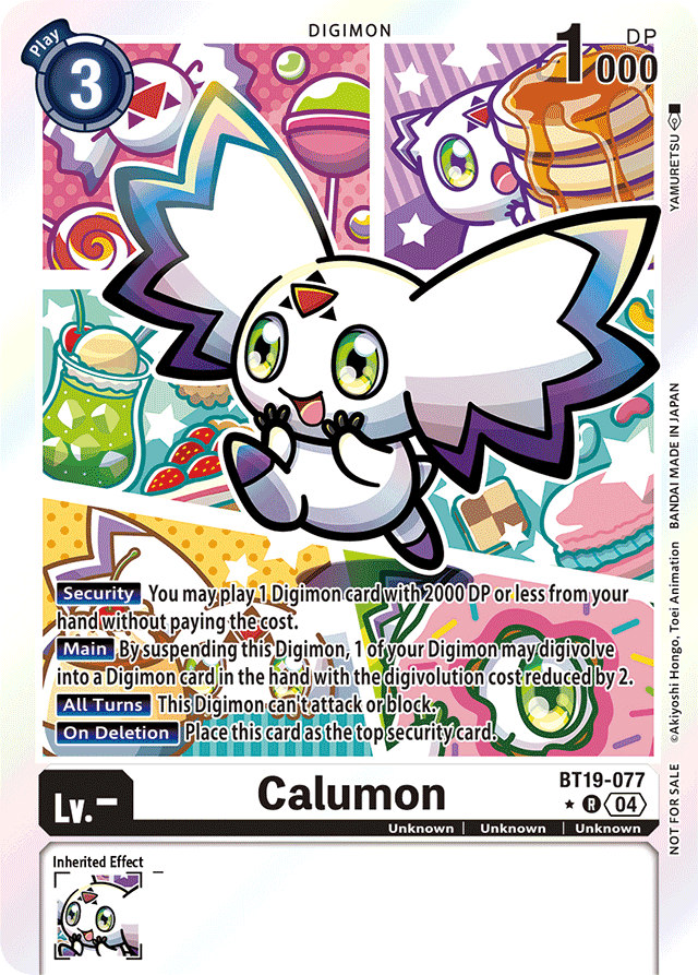 Calumon (Release Special Booster 2.5: Box Promotion Pack) - Release Special Booster 2.5 - Rare - BT19-077 R