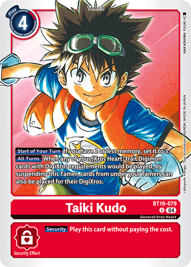 Taiki Kudo - Release Special Booster 2.5 - Uncommon - BT19-079 U