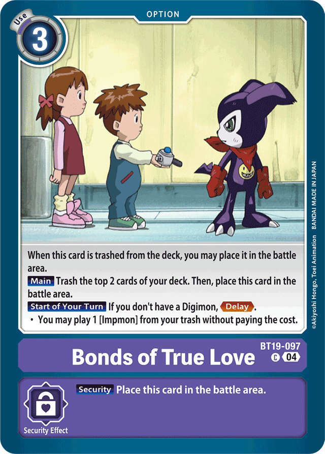 Bonds of True Love - Release Special Booster 2.5 - Common - BT19-097 C