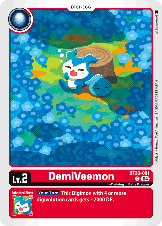DemiVeemon - Release Special Booster 2.5 - Common - BT20-001 C