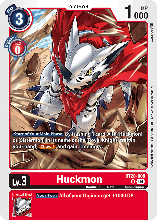 Huckmon - Release Special Booster 2.5 - Uncommon - BT20-008 U