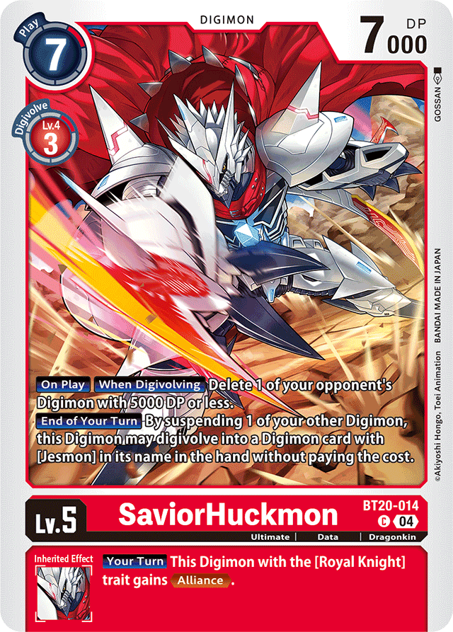 SaviorHuckmon - Release Special Booster 2.5 - Common - BT20-014 C