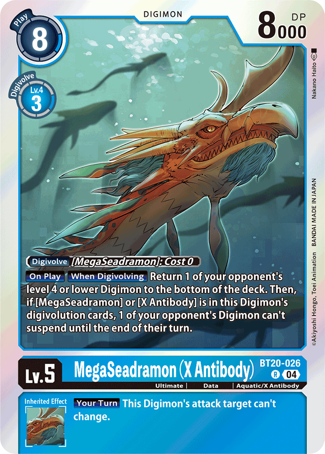 MegaSeadramon (X Antibody) - Release Special Booster 2.5 - Rare - BT20-026 R