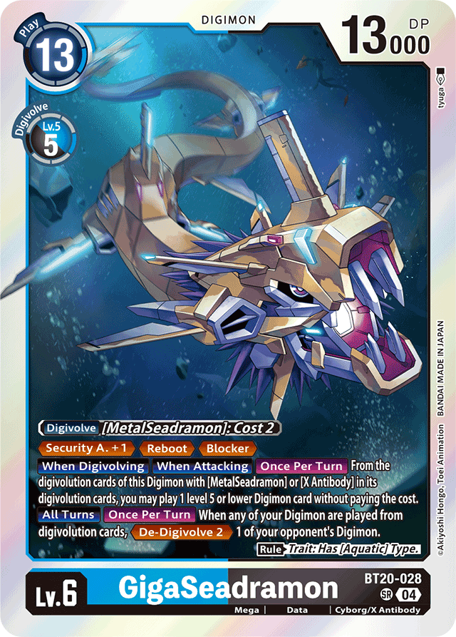 GigaSeadramon - Release Special Booster 2.5 - BT20-028 SR