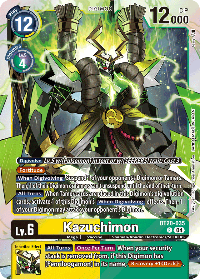 Kazuchimon - Release Special Booster 2.5 - Rare - BT20-035 R