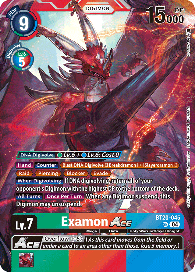 Examon ACE - Release Special Booster 2.5 - Super Rare - BT20-045 SR