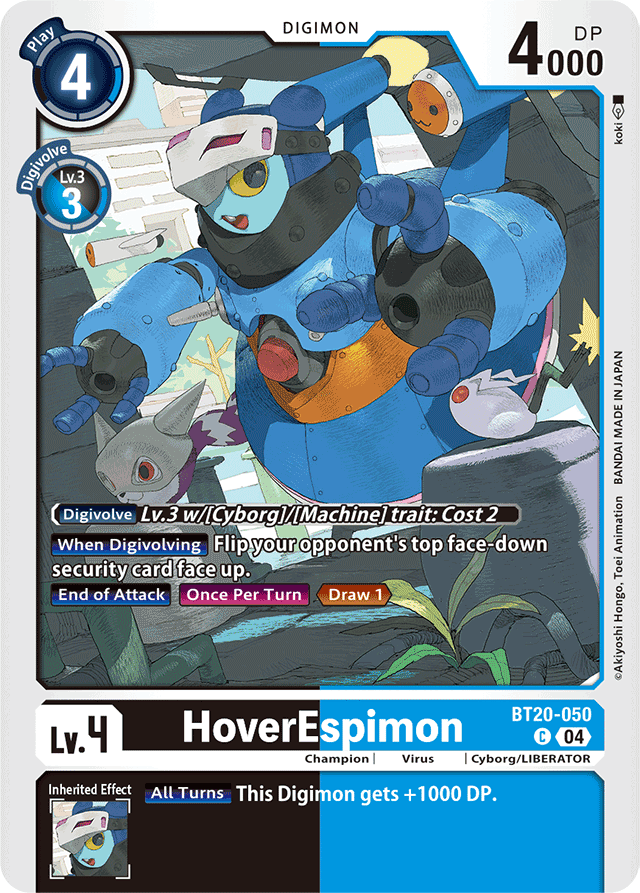HoverEspimon - Release Special Booster 2.5 - Common - BT20-050 C