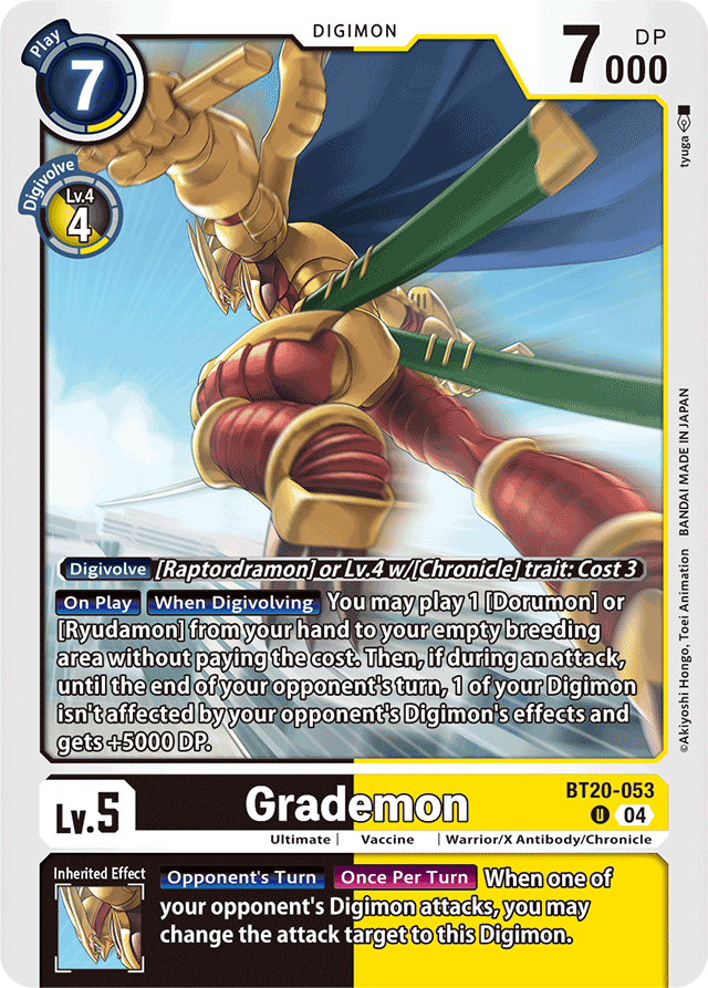 Grademon - Release Special Booster 2.5 - Uncommon - BT20-053 U