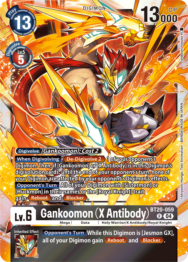 Gankoomon (X Antibody) - Release Special Booster 2.5 - Rare - BT20-059 R
