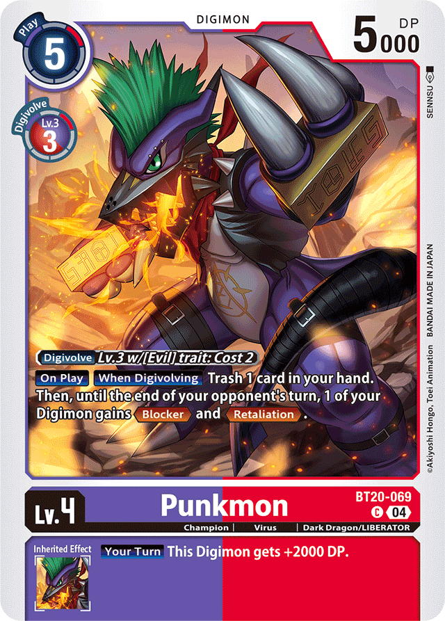 Punkmon - Release Special Booster 2.5 - Common - BT20-069 C