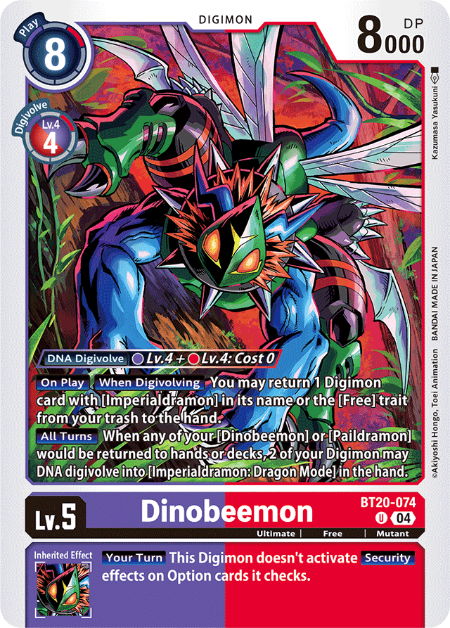 Dinobeemon - Release Special Booster 2.5 - Uncommon - BT20-074 U