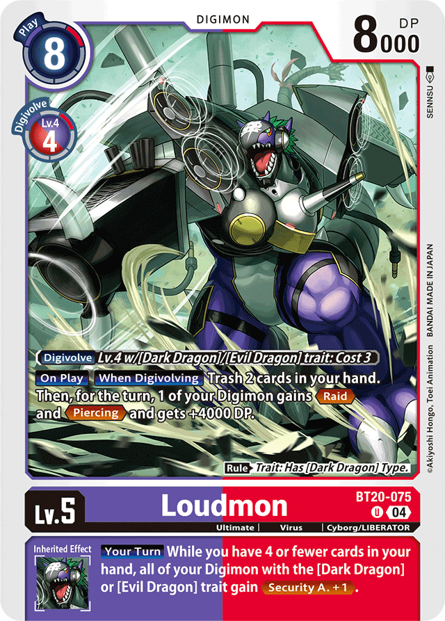 Loudmon - Release Special Booster 2.5 - Uncommon - BT20-075 U