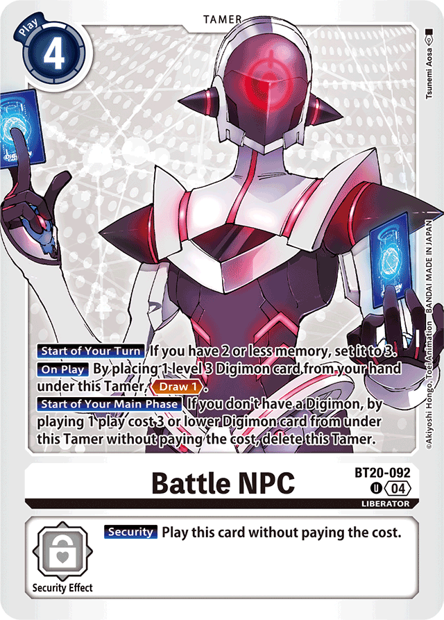 Battle NPC - Release Special Booster 2.5 - Uncommon - BT20-092 U