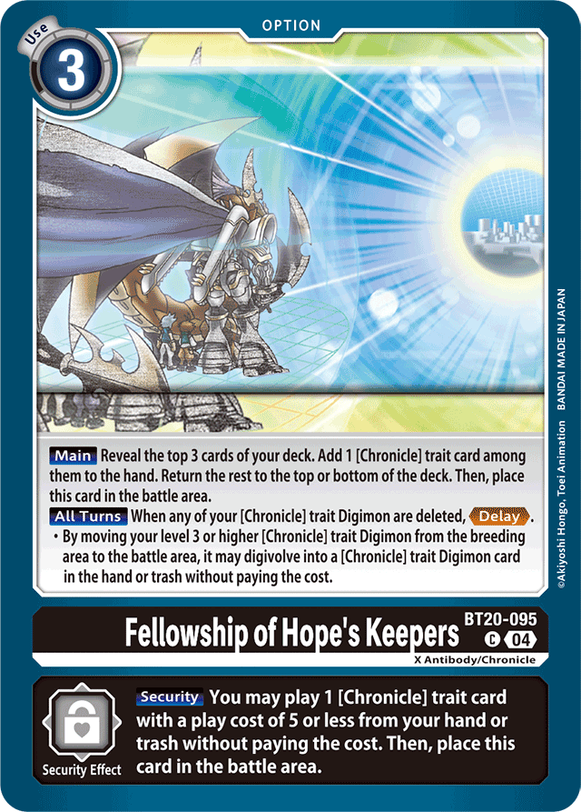 Fellowship of Hope's Keepers - Release Special Booster 2.5 - Common - BT20-095 C