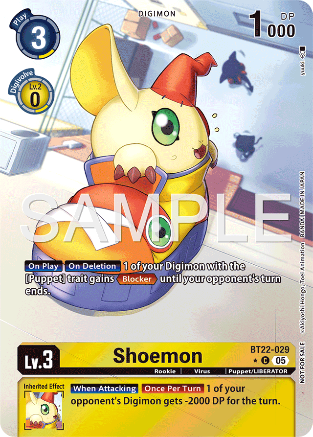 Shoemon (Box Topper) - Cyber Eden - Common - BT22-029 C