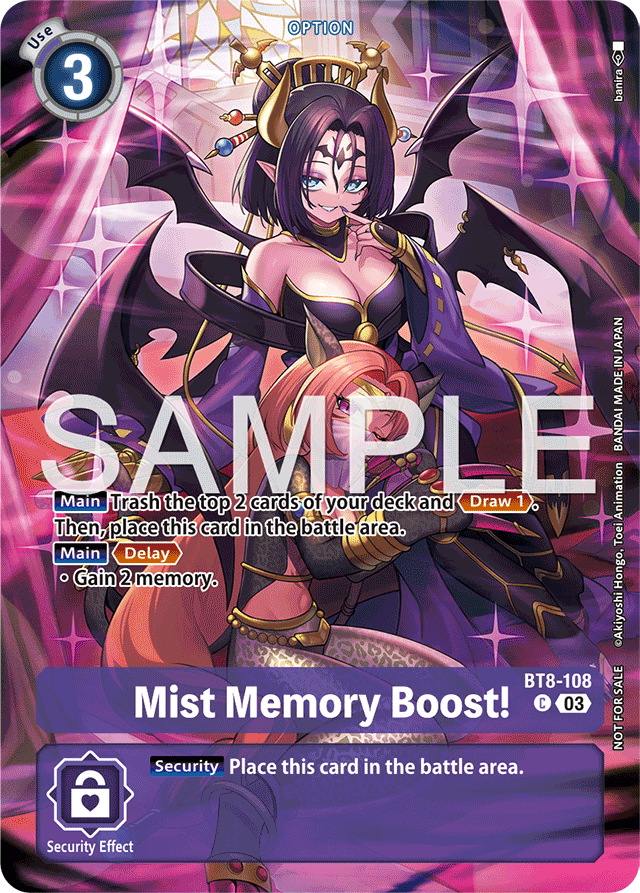Mist Memory Boost! (Sinister Order Legend Pack) - New Awakening - Common - BT8-108 C