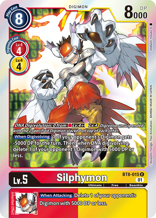 Silphymon - New Awakening - Rare - BT8-015 R