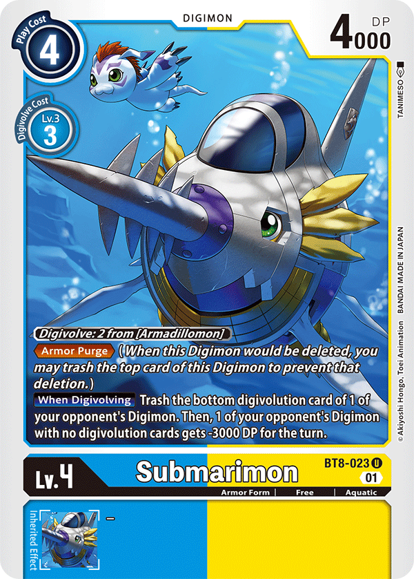 Submarimon - New Awakening - Uncommon - BT8-023 U